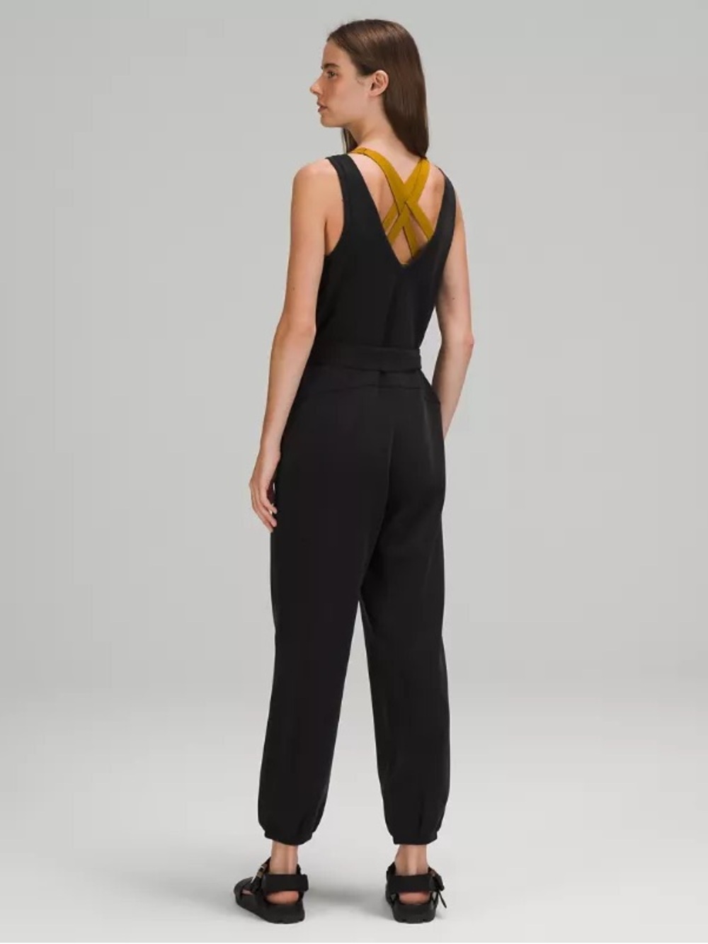 Lululemon Ease of It All Jumpsuit Black Size 4 Athleisure One Piece - Picture 2 of 4